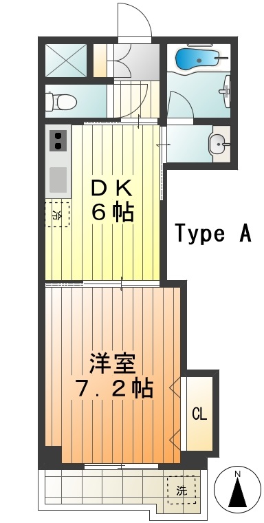 三ツ木富士見町マンションの間取り