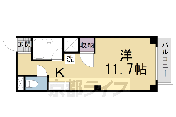 ＡＳ－１七條の間取り