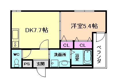 Park Frontじろよんの間取り