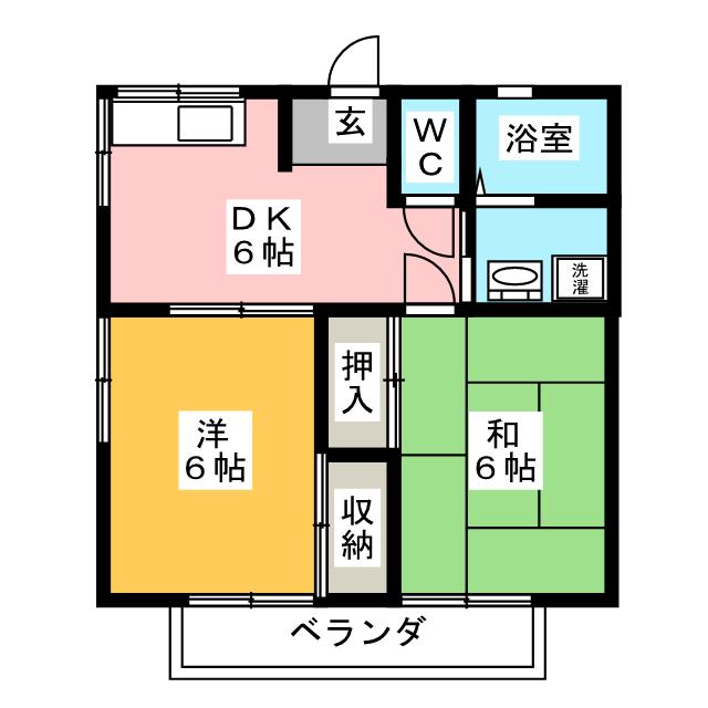 ローズハイムの間取り