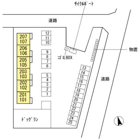 【南砺市安居のアパートのその他】