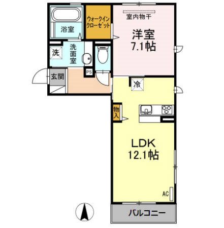 D-room AZDの間取り