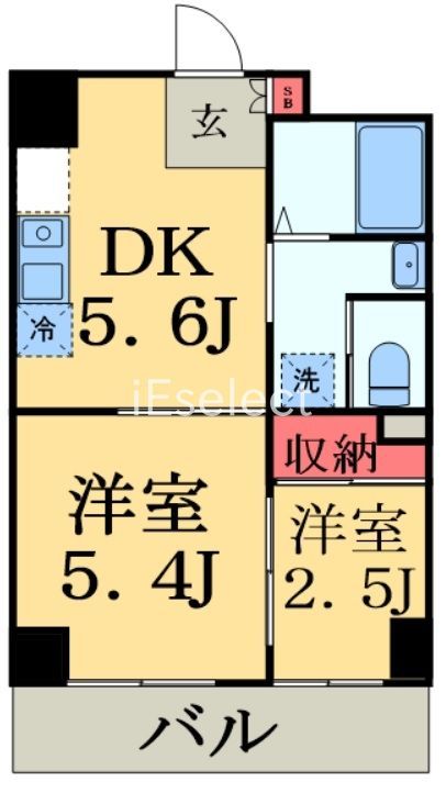 勝山ビルの間取り