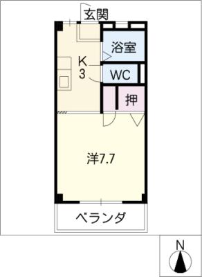 コーポ８１０IIの間取り