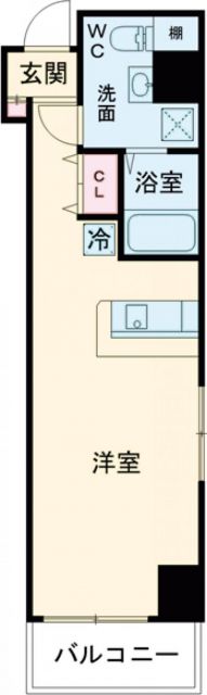 堺市堺区少林寺町西のマンションの間取り