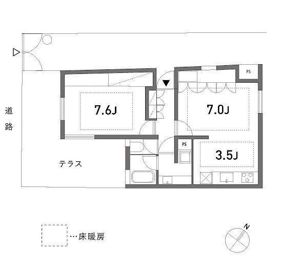 ｂｌｏｃｃｏ（ブロッコ）の間取り