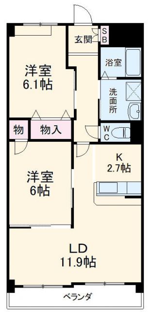 プレステージIIの間取り