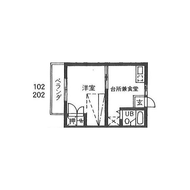 コーポオークワンの間取り