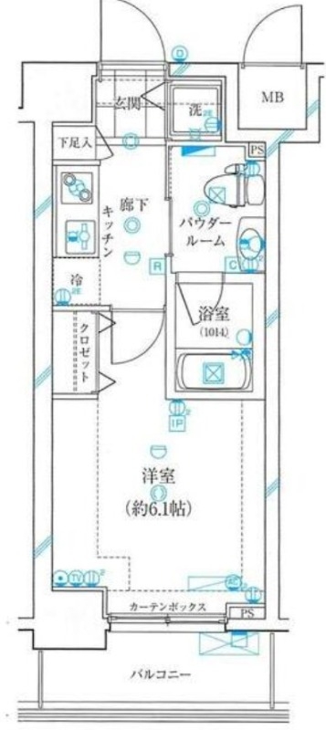 ガリシア浜松町の間取り