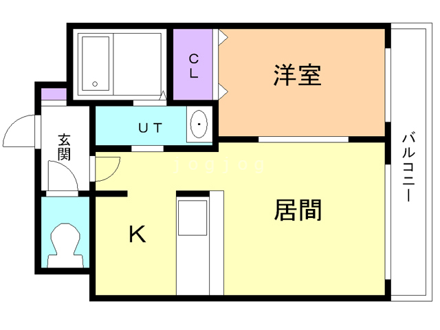 マリオン桑園の間取り