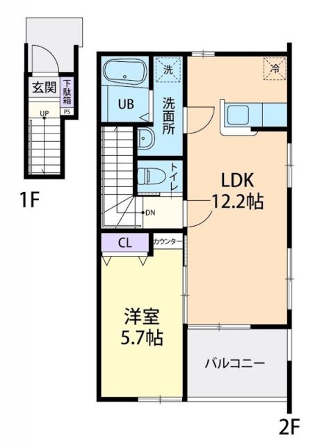 Arcobaleno(アルコバレーノ)の間取り