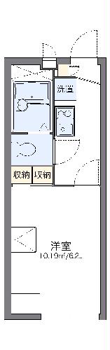 レオパレスオアシス山手の間取り