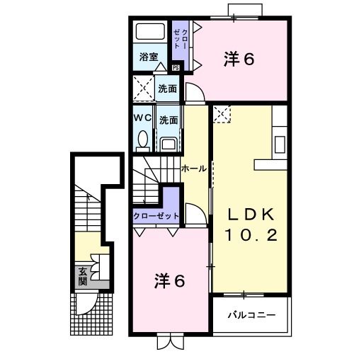 ハイム　グランツＣの間取り