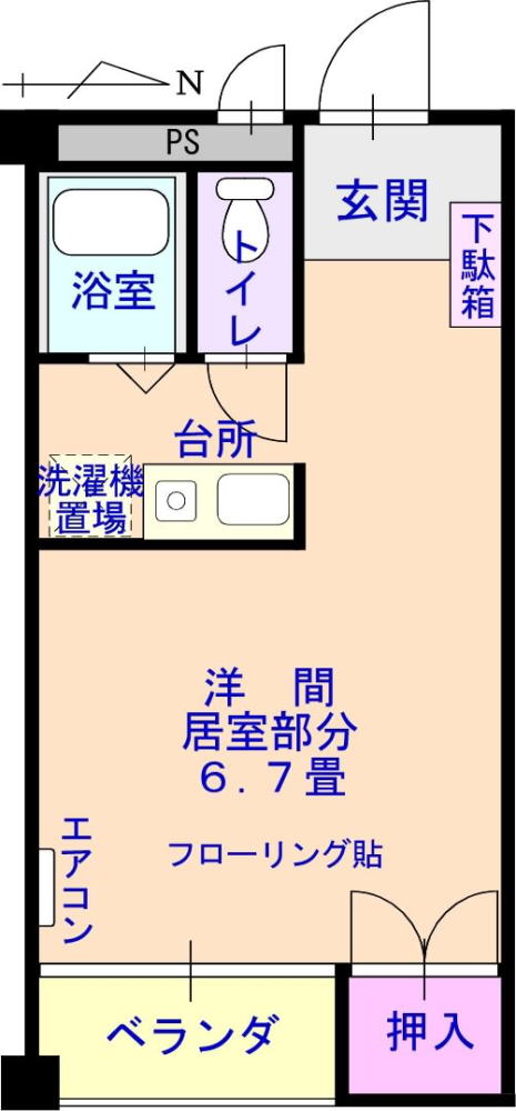 マイワタリの間取り