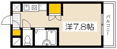 広島市西区南観音町のマンションの間取り