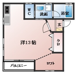 ミスティ　ロゼの間取り