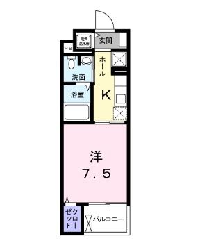 静岡市駿河区大和のマンションの間取り