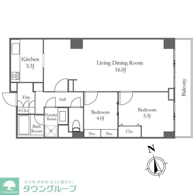 リバーシティ21新川の間取り