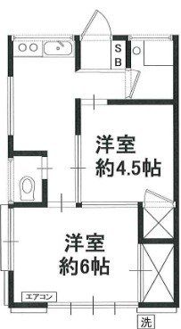 入間郡三芳町大字藤久保のアパートの間取り