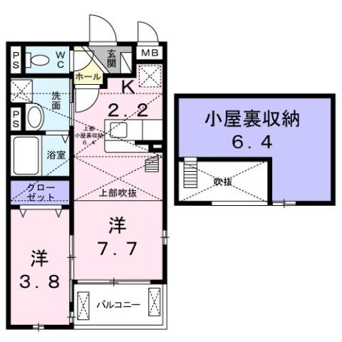 ミレ　グランデ　ファミールの間取り