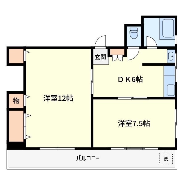 葛飾区青戸のマンションの間取り