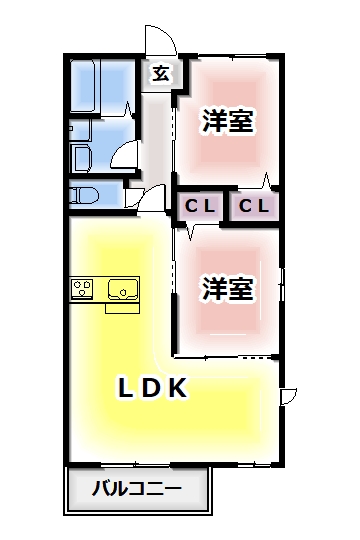 ハイム　コンフォートの間取り