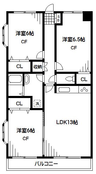 ミラフローレンスの間取り