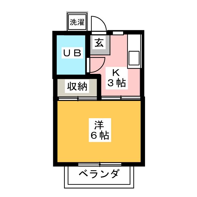 コーポ石川の間取り