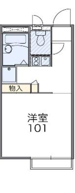 さいたま市見沼区大字中川のアパートの間取り