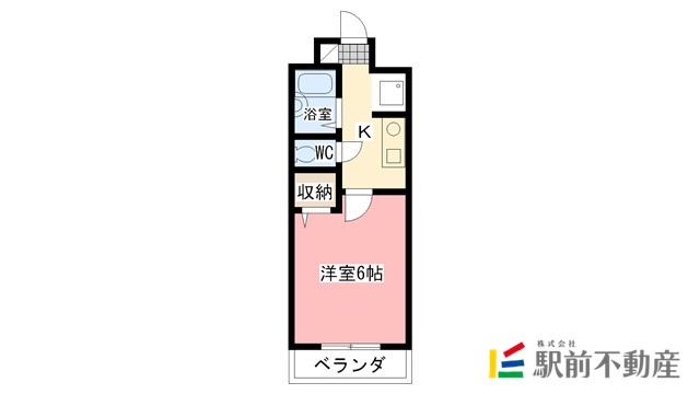 フローラルマンション鍋島の間取り