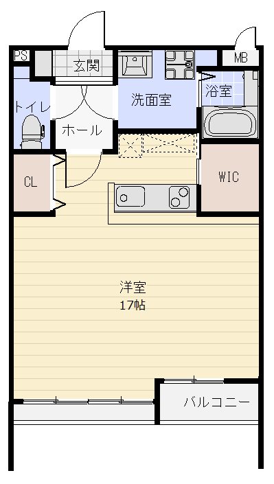 【ポラリス島田の間取り】