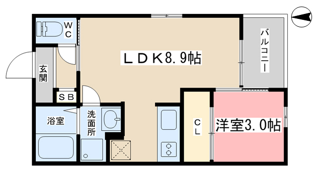 REGALEST山科駅南の間取り