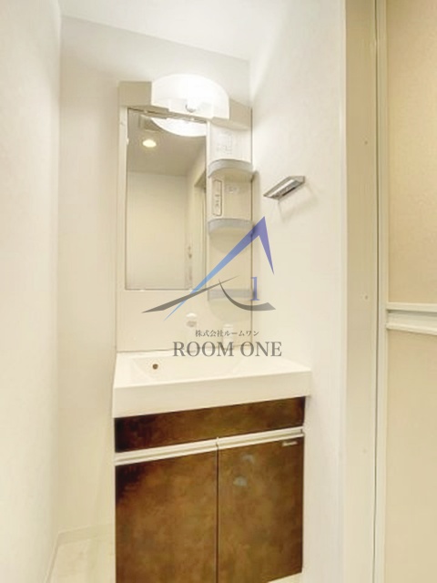 洗面設備　洗面台です。