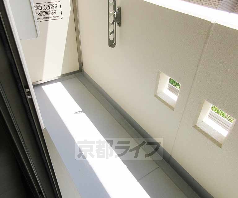 バルコニー　陽も良く入ります