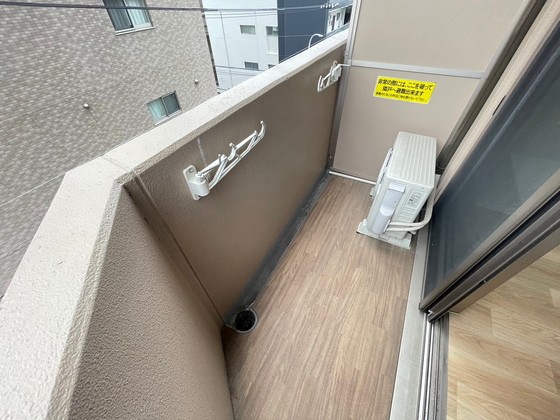 バルコニー　※別部屋の写真です