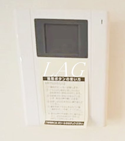 セキュリティ　モニター付インターホンです。