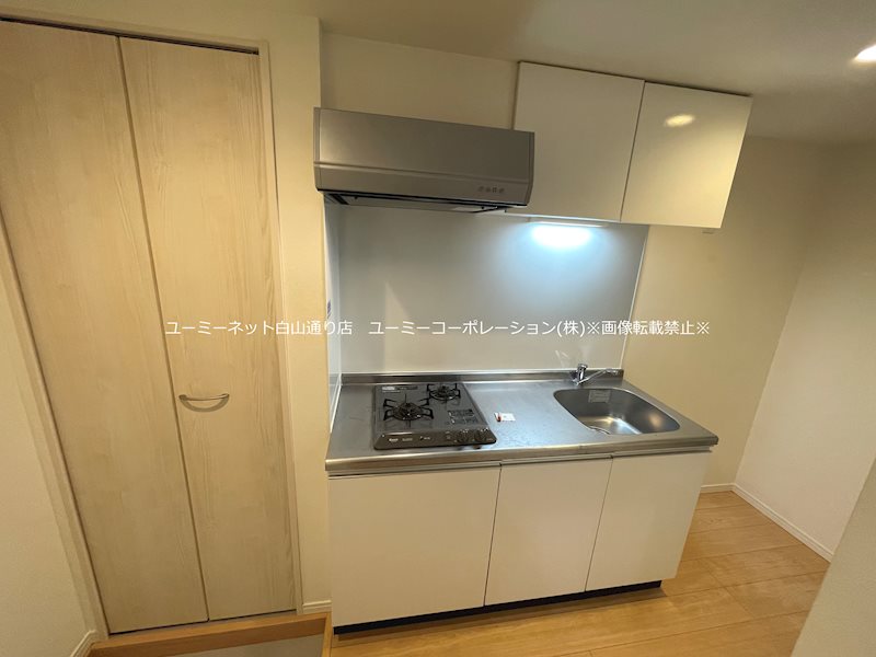 キッチン　写真は別号室です。