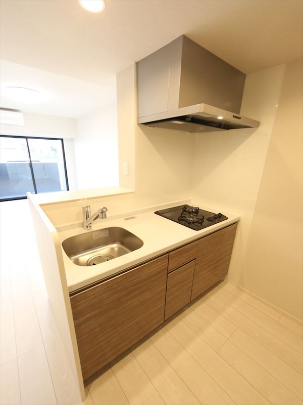 キッチン　システムキッチン　2口ガスコンロ