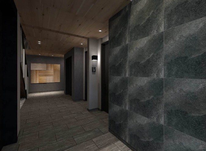 エントランス　パース