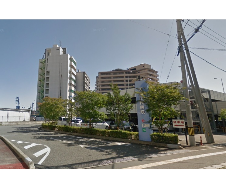 病院　徳島市民病院（病院）まで414m
