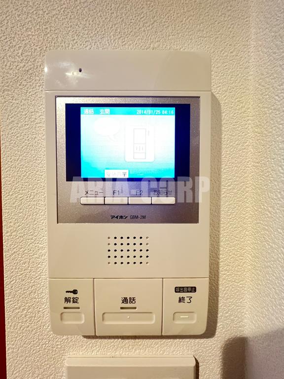 セキュリティ　録画機能付きTVモニターホンで外出時の訪問者も確認できます！