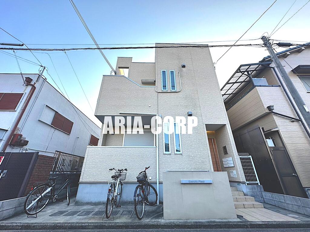 建物外観　2017年完成、大手ハウスメーカー施工デザイナーズアパート！