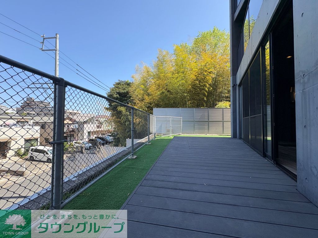 バルコニー　庭