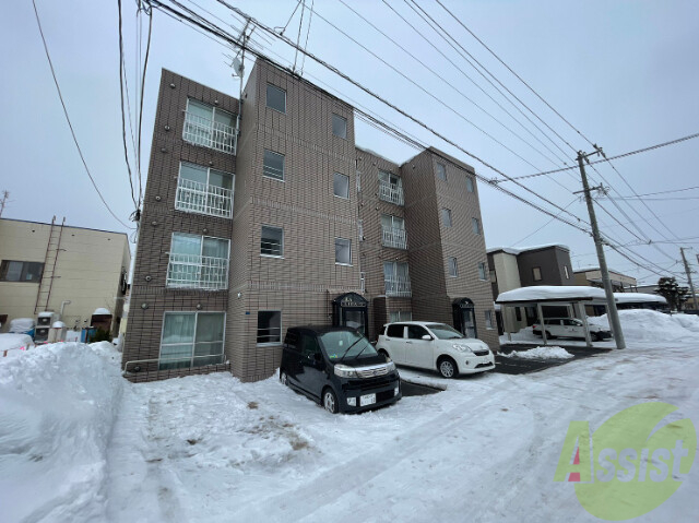 建物外観　札幌市東区北４３条東「リラ　ａ棟・ｂ棟」