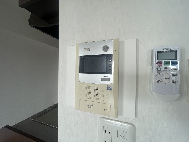 セキュリティ　モニター付きです