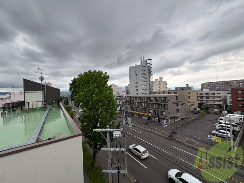 眺望　眺望です。建物はありますが風通しは良さそうです。