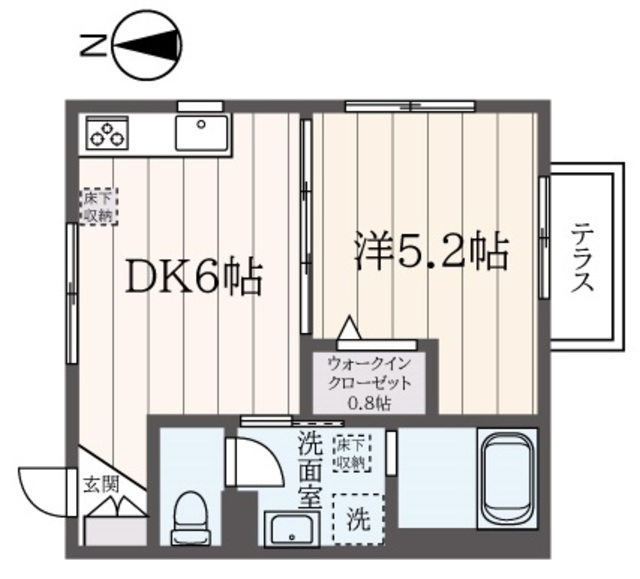 PIACEREの間取り写真