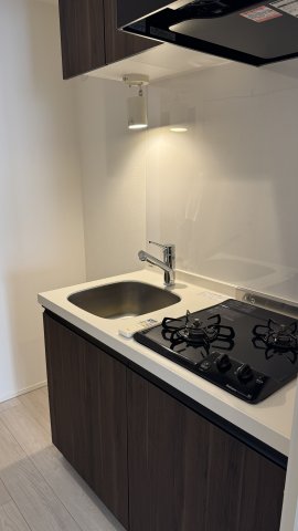 キッチン　コンパクトなキッチンで掃除もラクラク