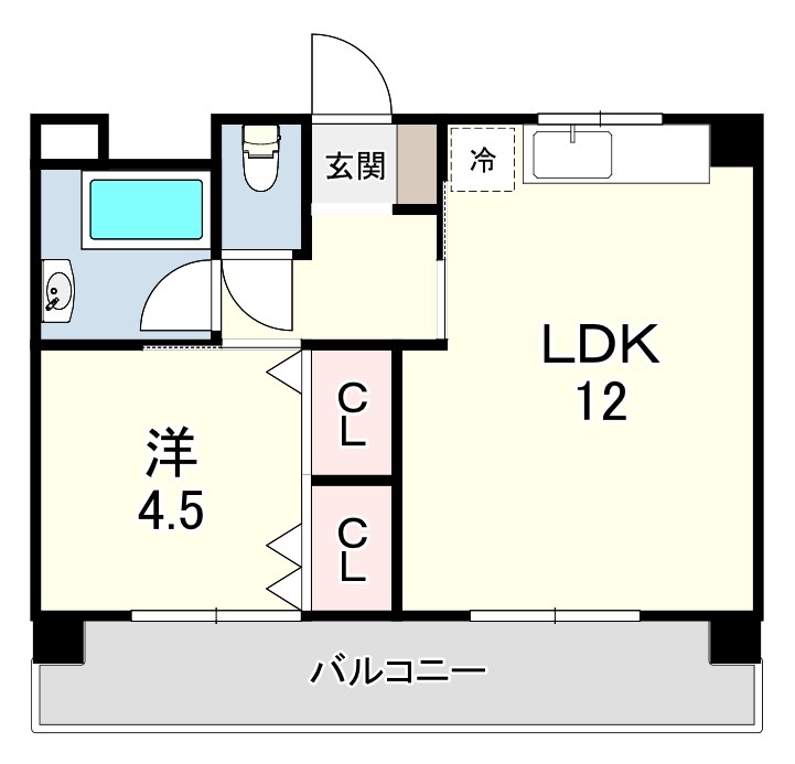 住吉ハイツの間取り写真