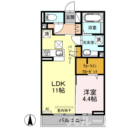 アクシア西本町の間取り写真